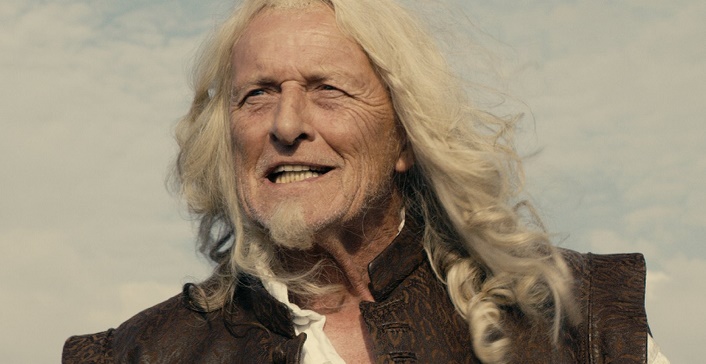 Rutger Hauer caracterizado como su personaje en la película