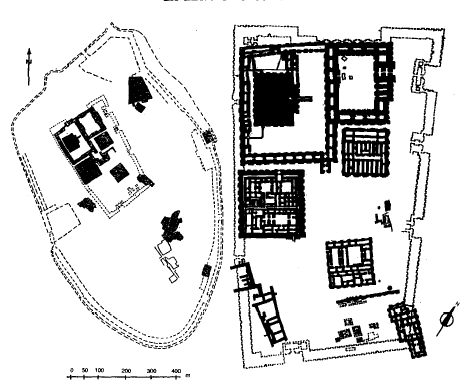 Planos esquemáticos de la ciudad de Ur durante la III Dinastía