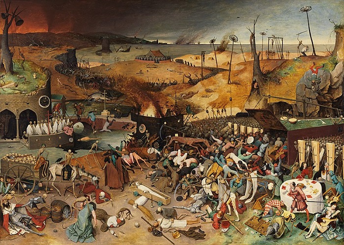 El triunfo de la muerte, obra de Pieter Brueghel el Viejo hecha en 1562